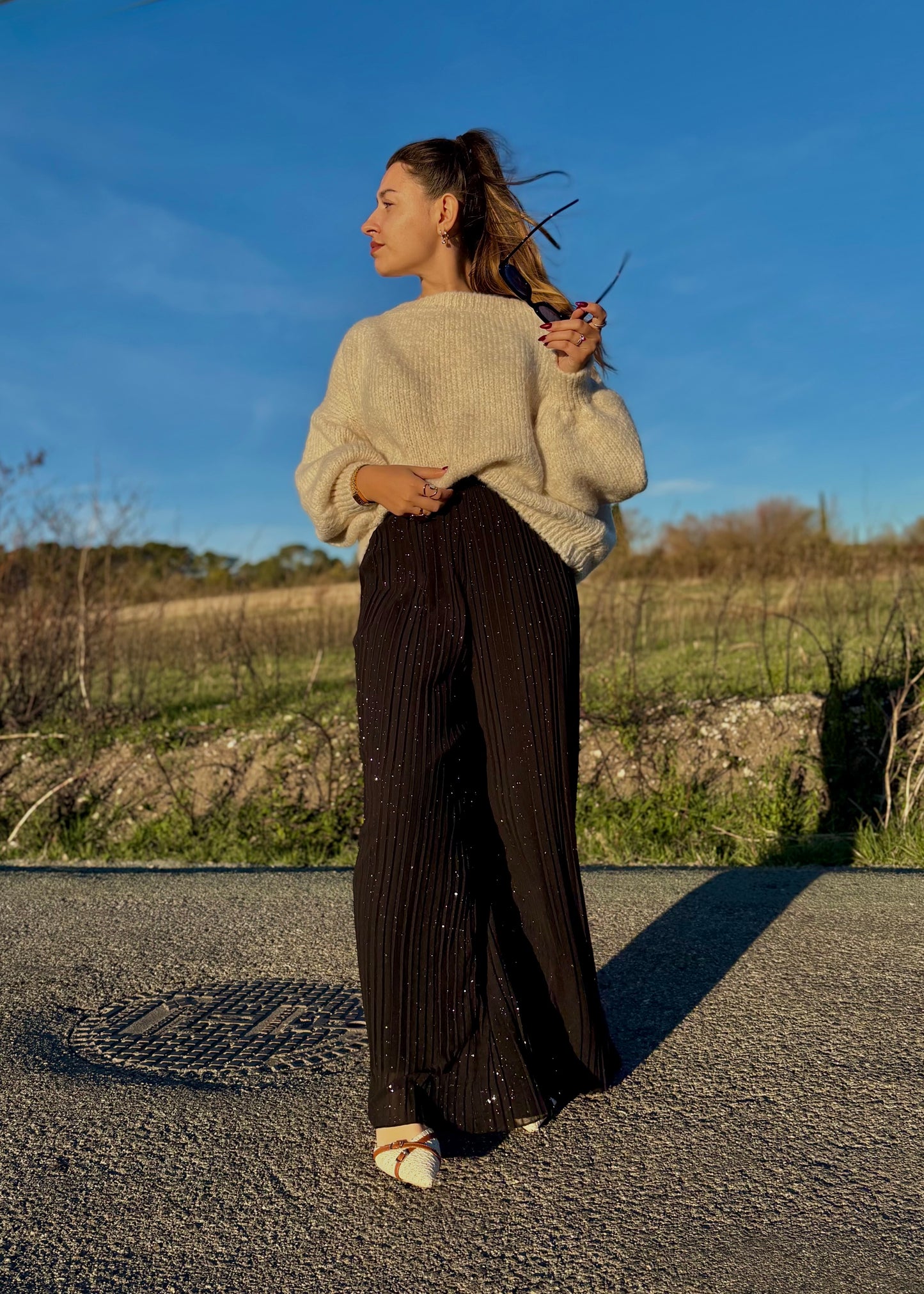 Pantalon Luna paillettes ⚠️ PRÉCOMMANDE EXPÉDITION DÉBUT DE SEMAINE ⚠️