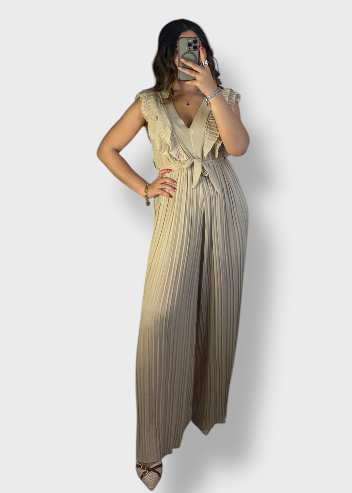 Combi pantalon plissée Valentina