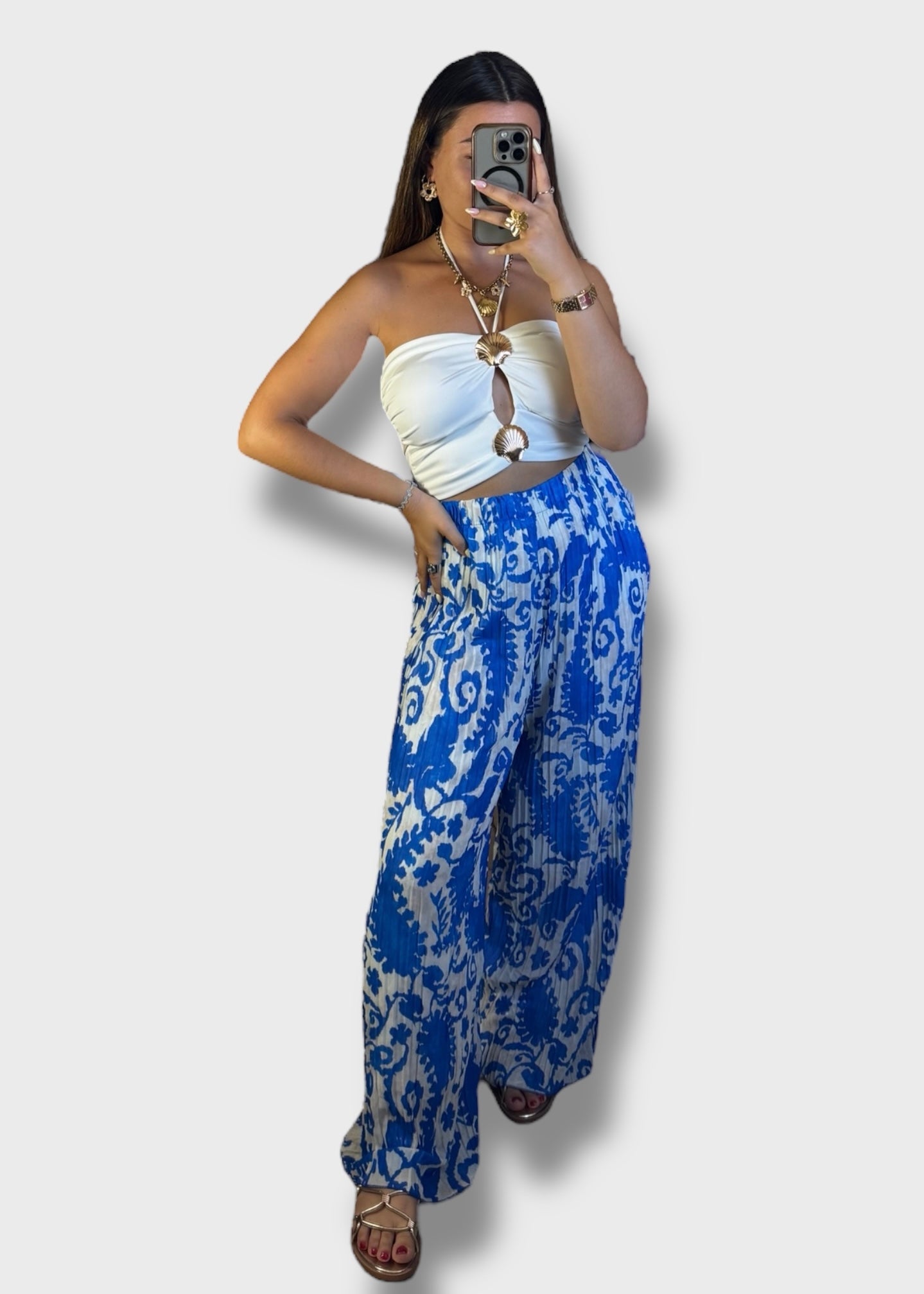 Pantalon plissé Luna