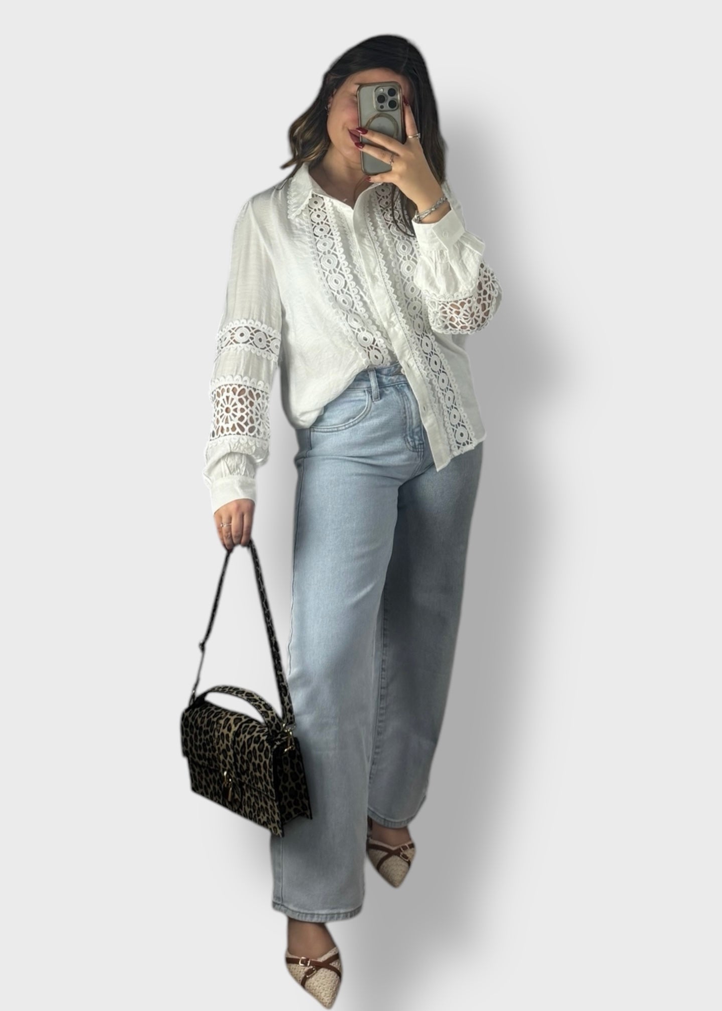 Jean bleu Oria Taille Haute - Idéal pour les petites