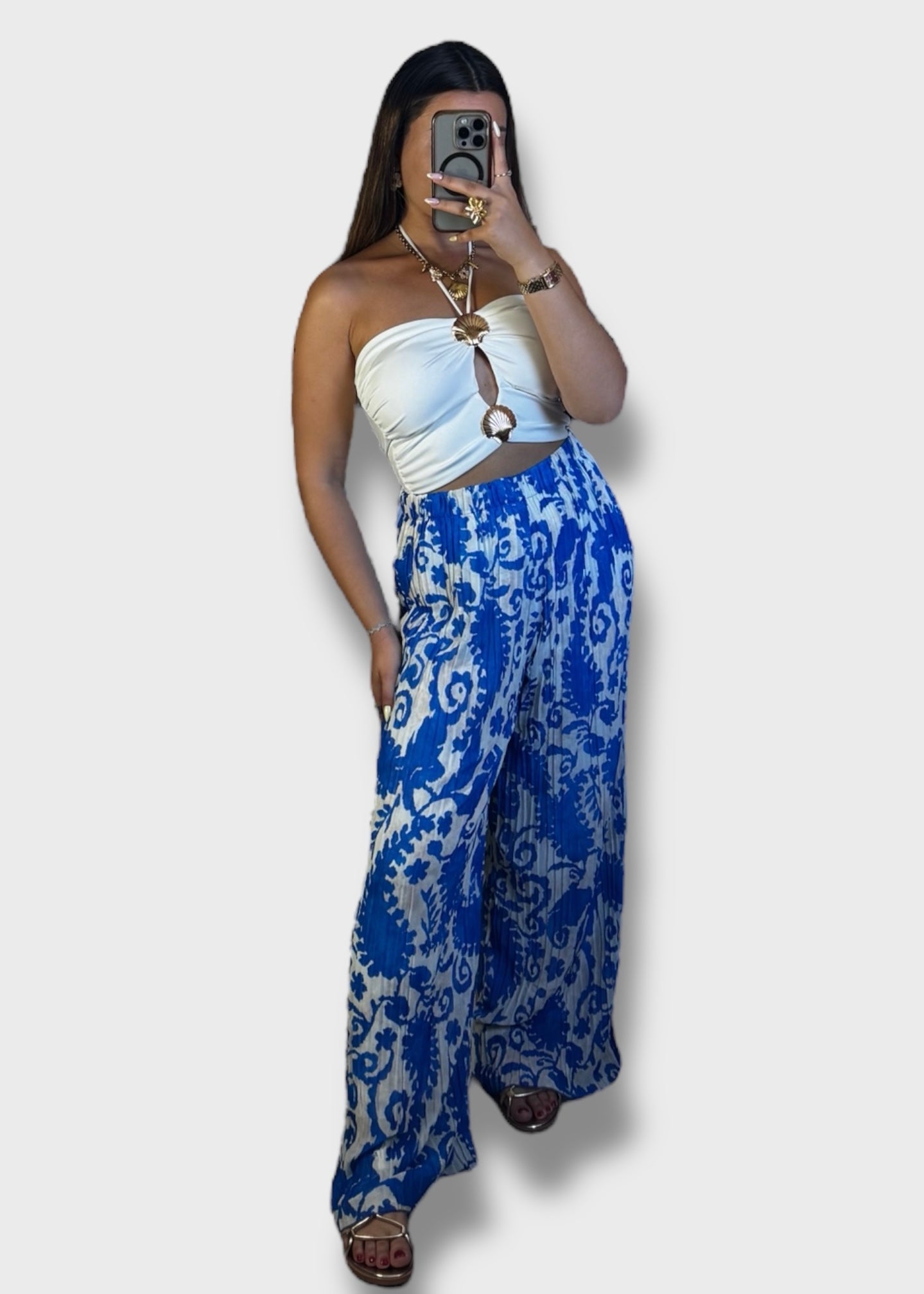 Pantalon plissé Luna