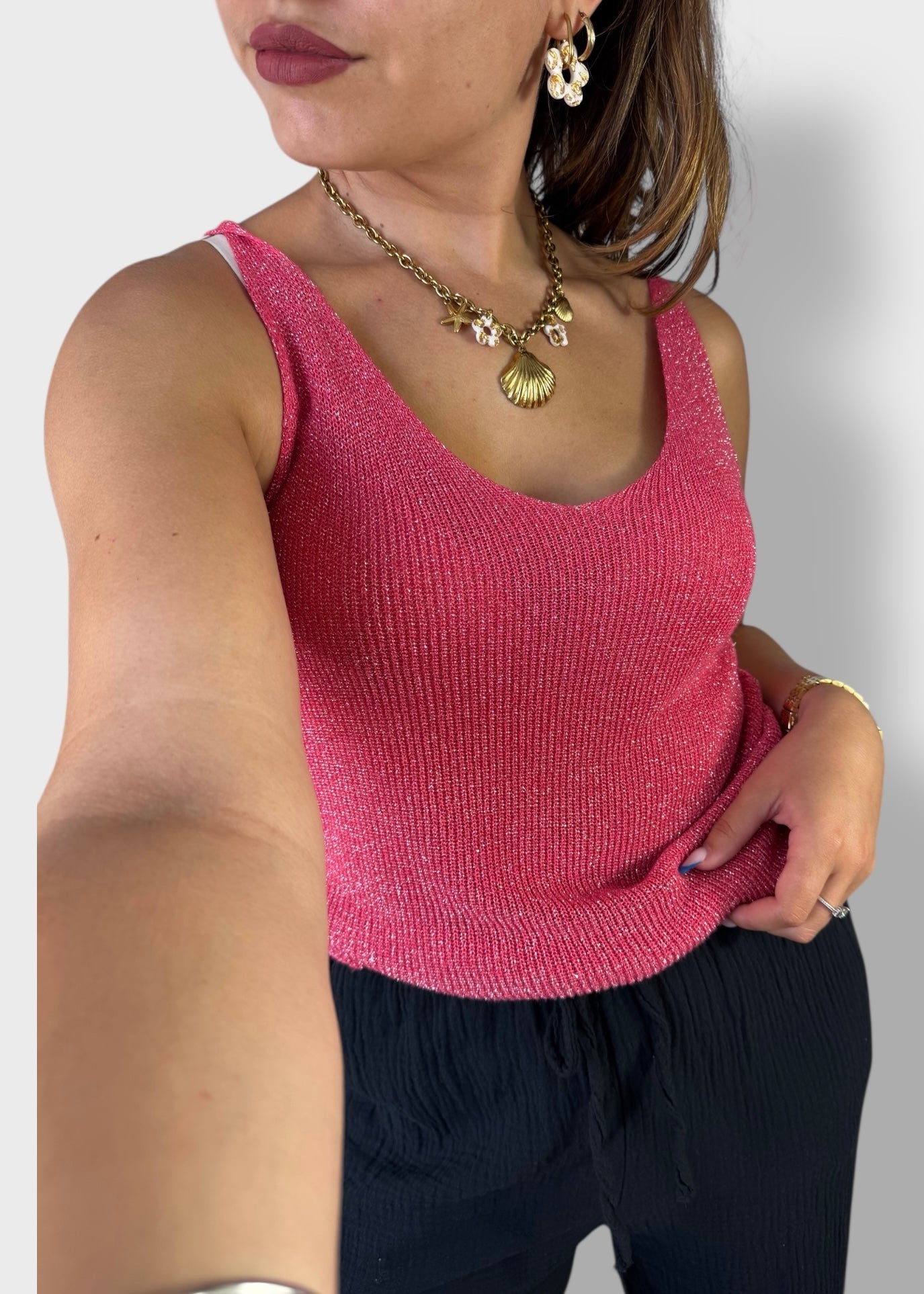 Top à Paillettes