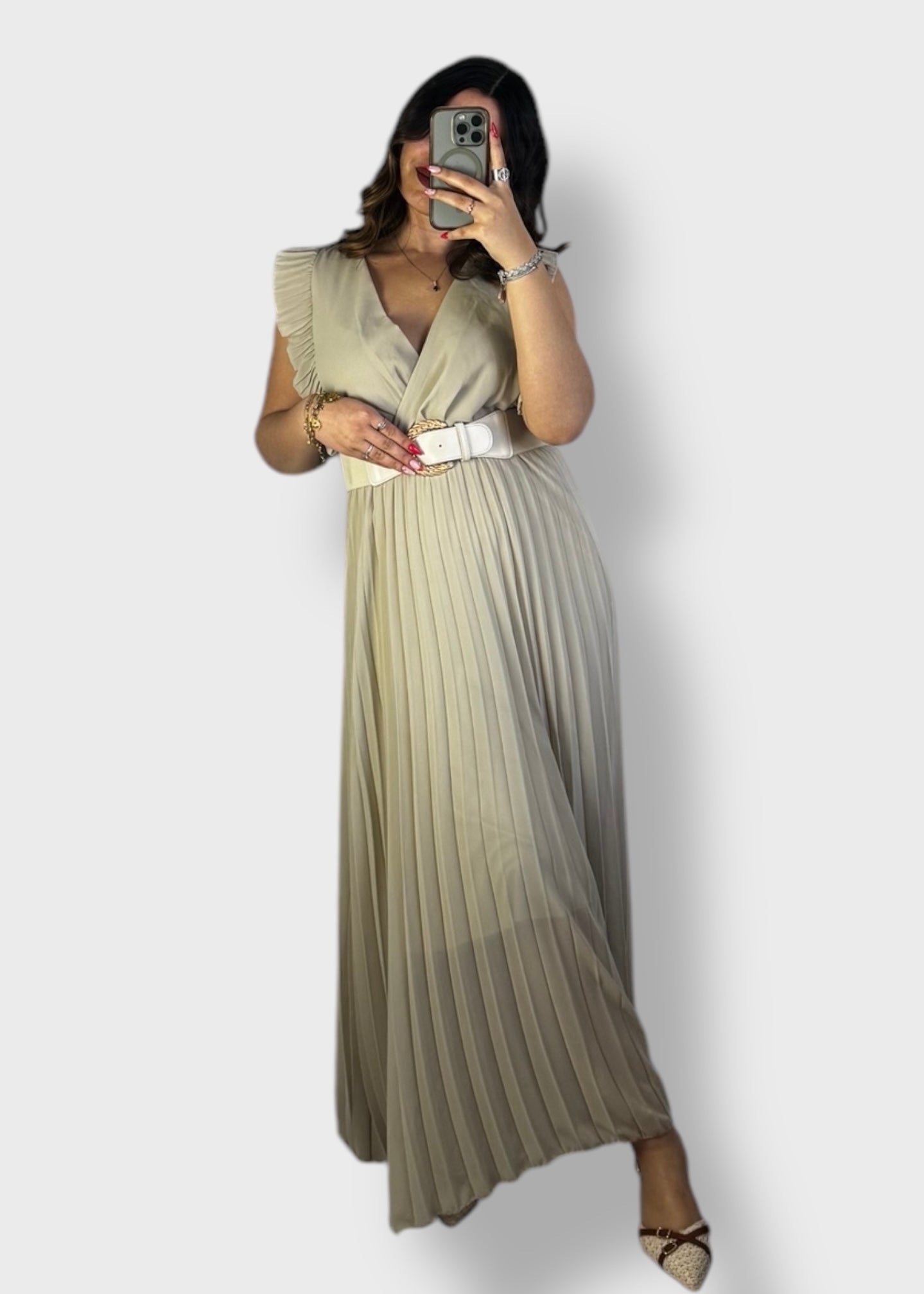 Robe plissée Aria