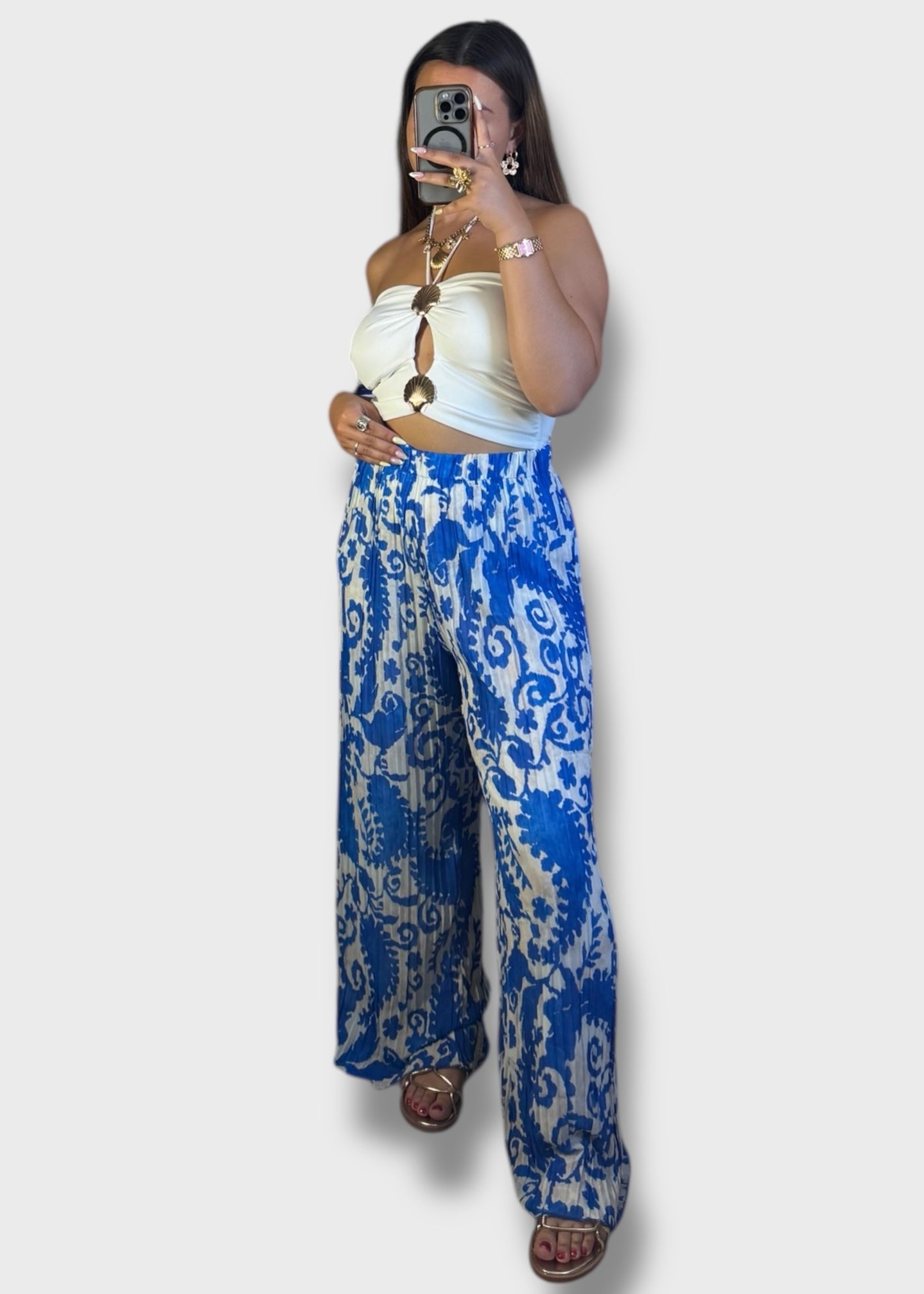 Pantalon plissé Luna