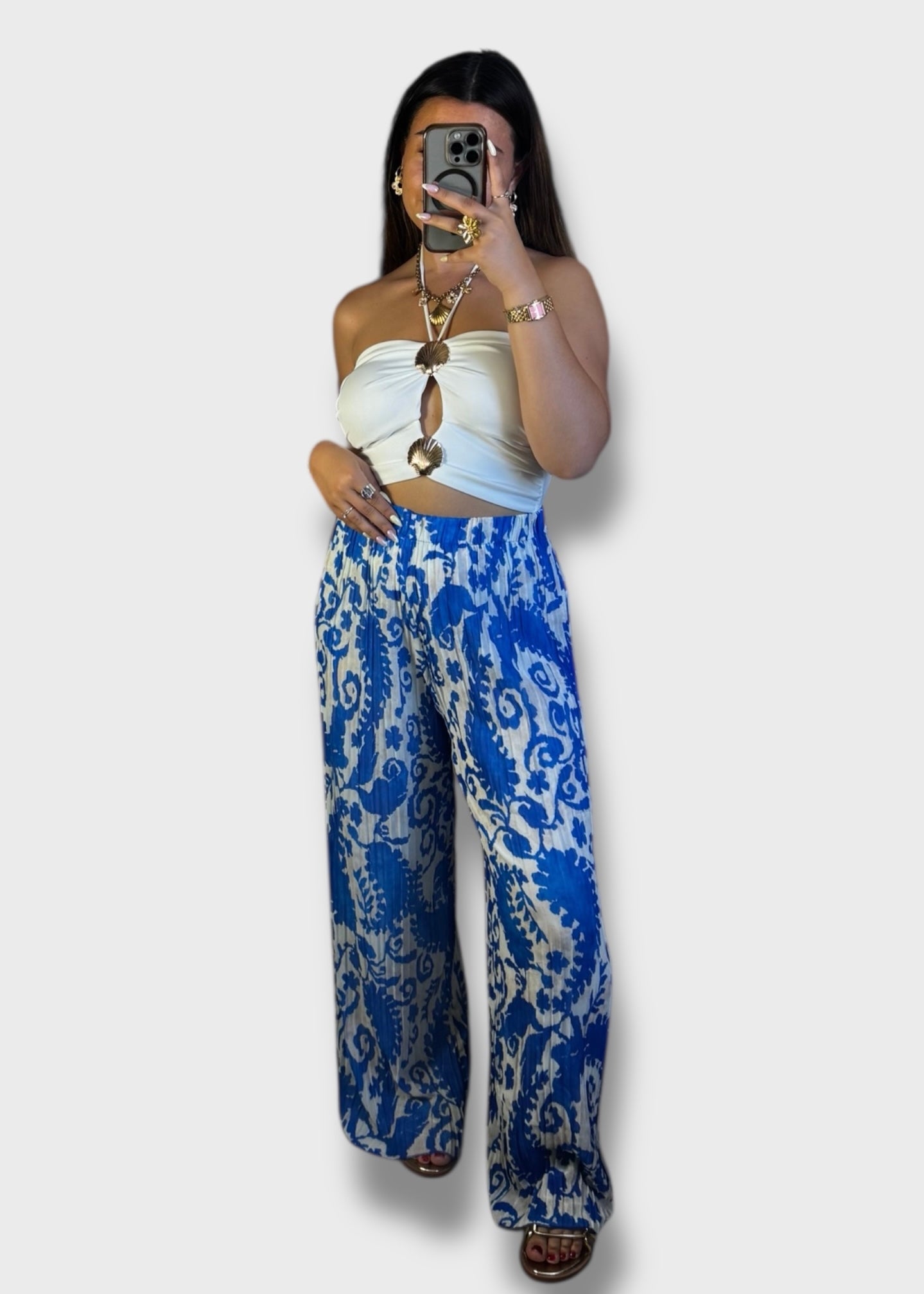 Pantalon plissé Luna