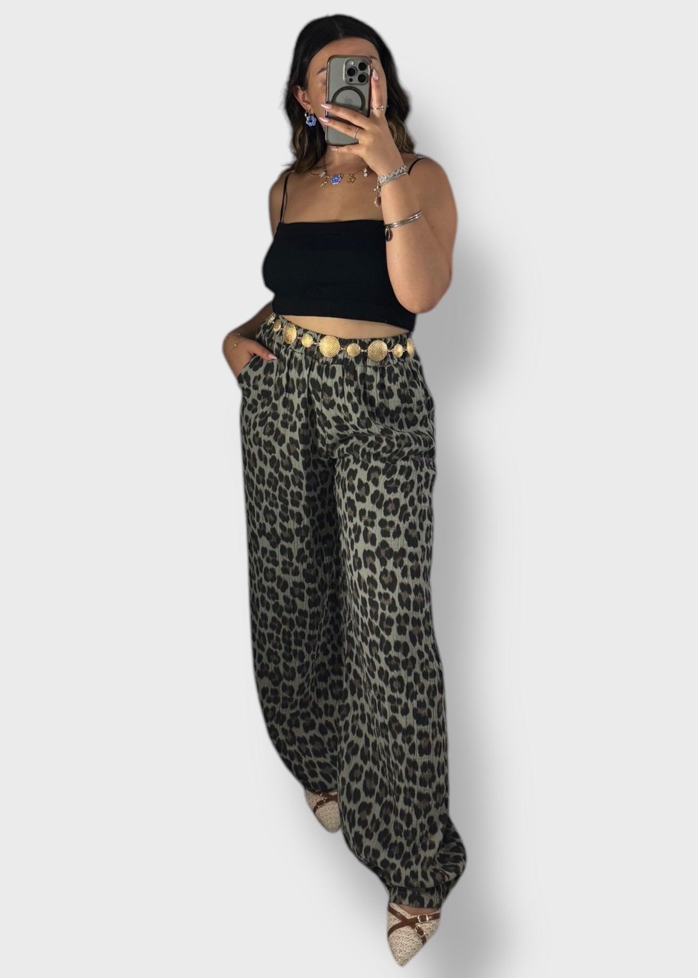Pantalon Léopard