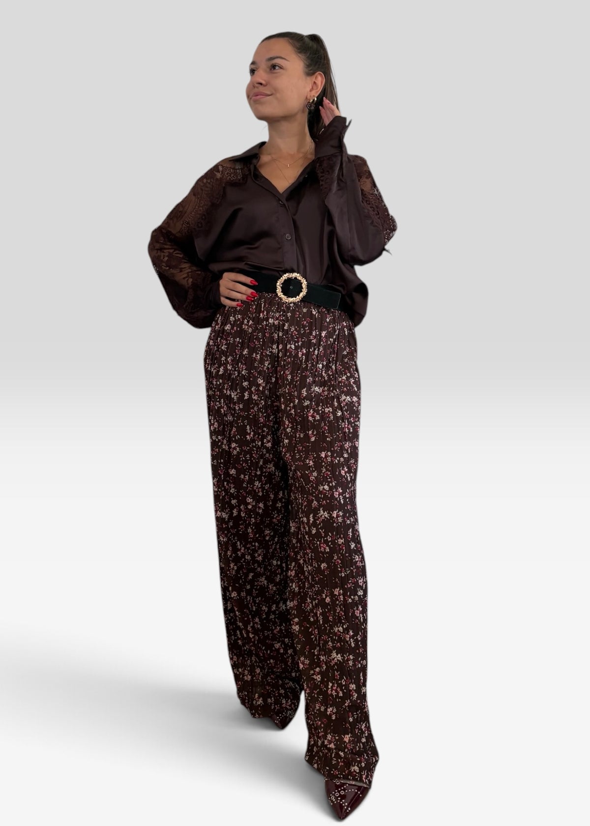 Pantalon Plissé Luna