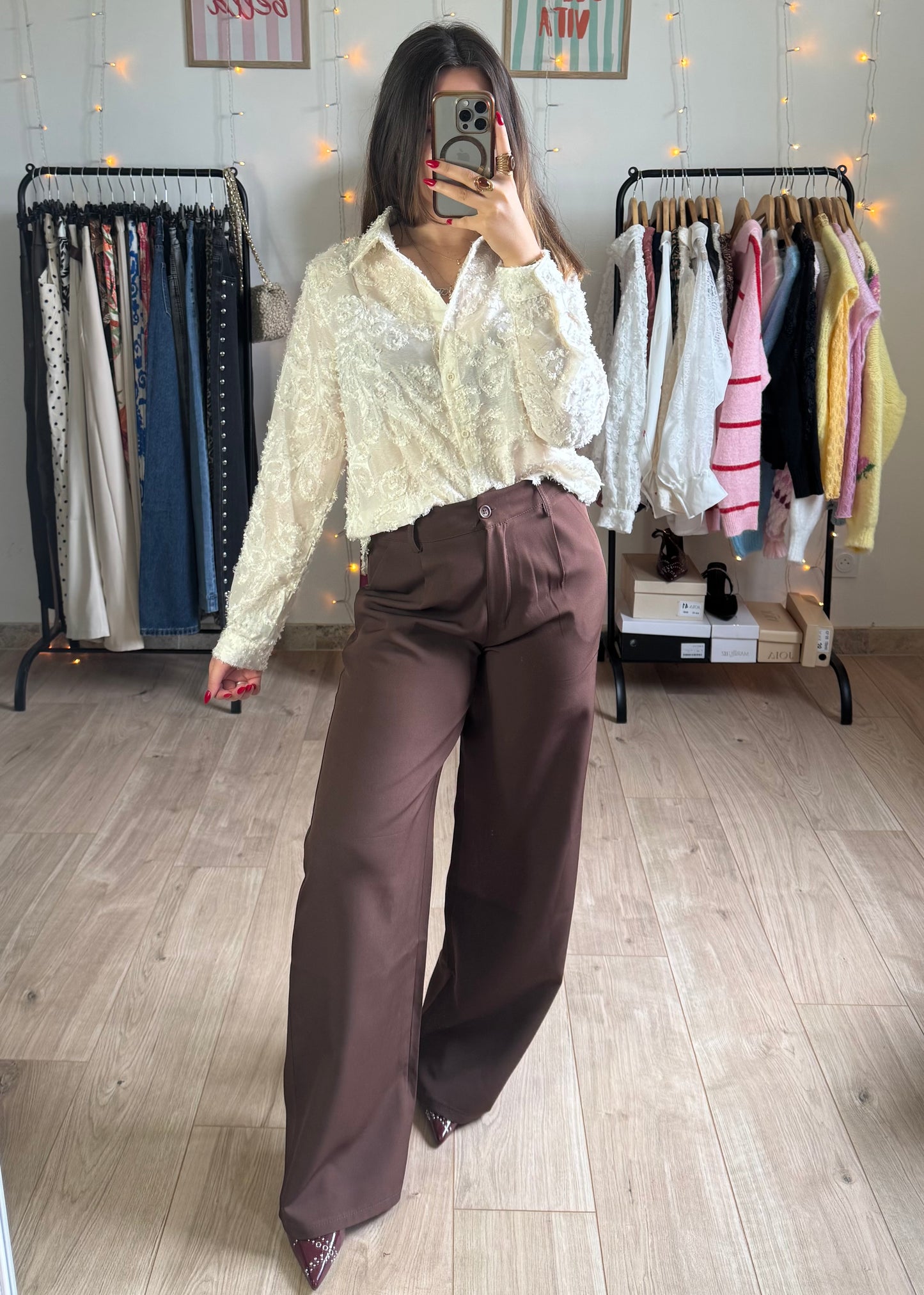 Chemise avec détails