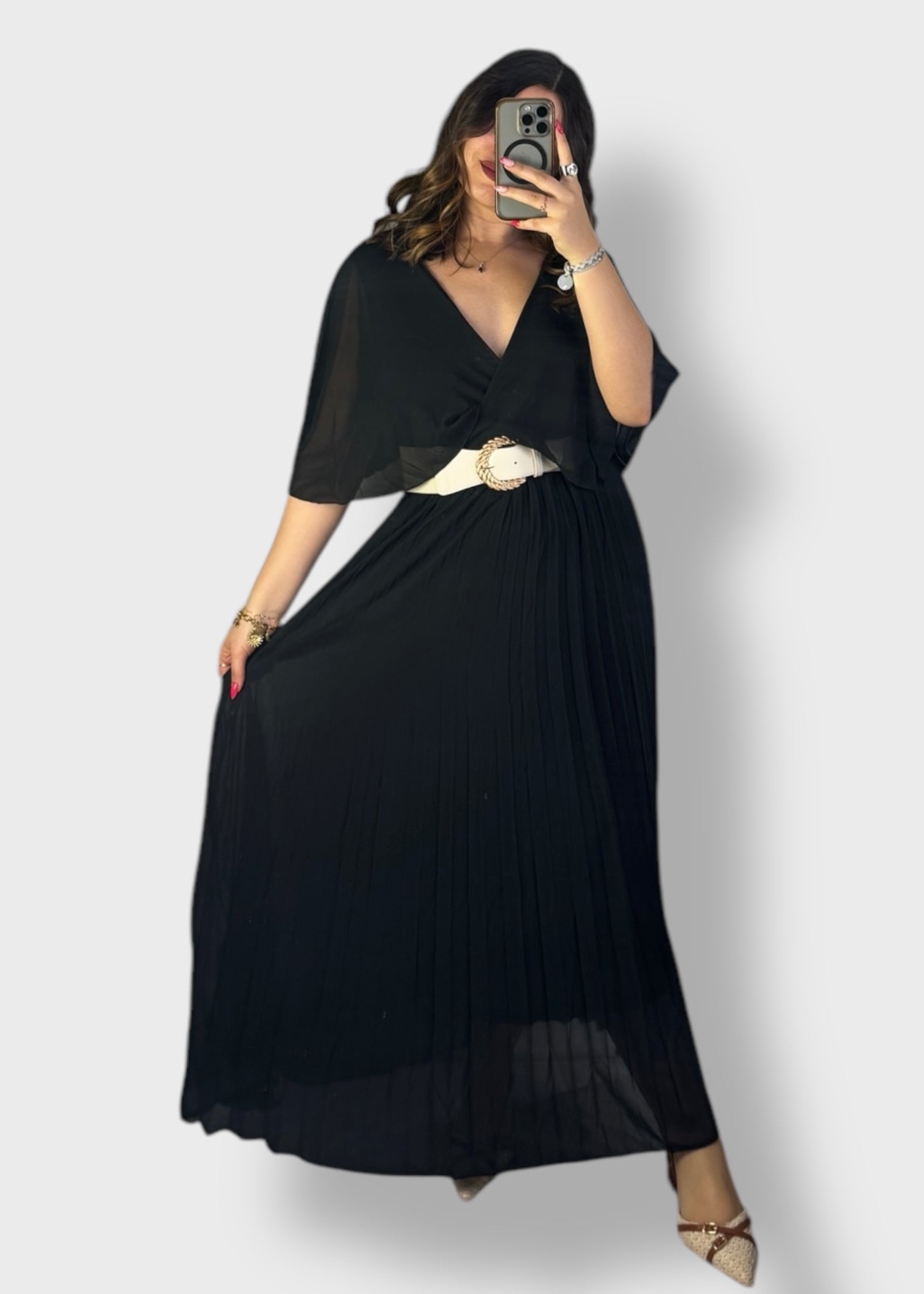 Robe plissée Jenna DÉFAUT VOIR 2ÈME PHOTO
