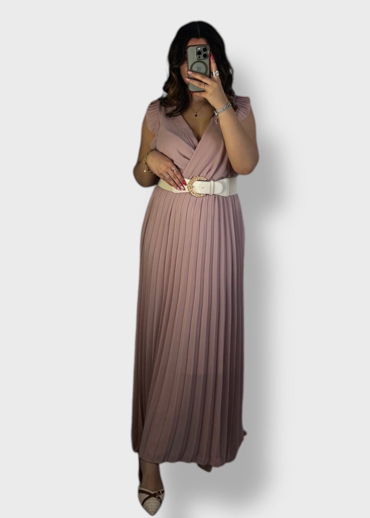 Robe plissée Aria