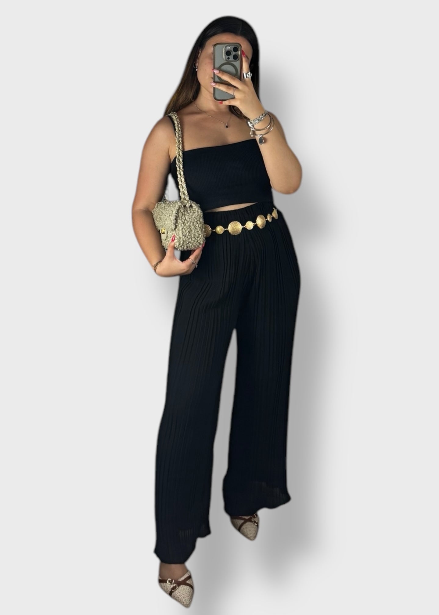 Pantalon plissé Luna