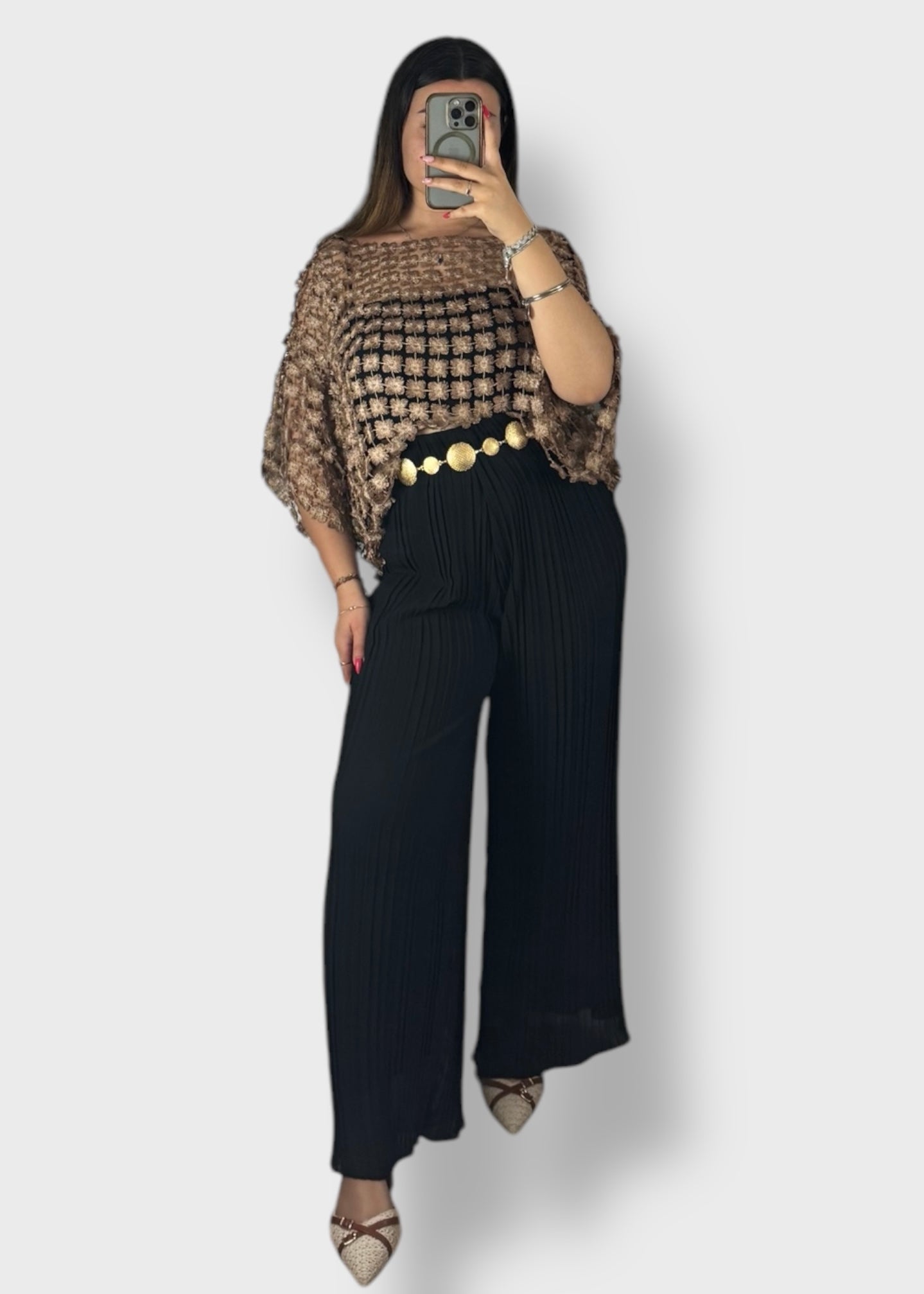 Pantalon plissé Luna