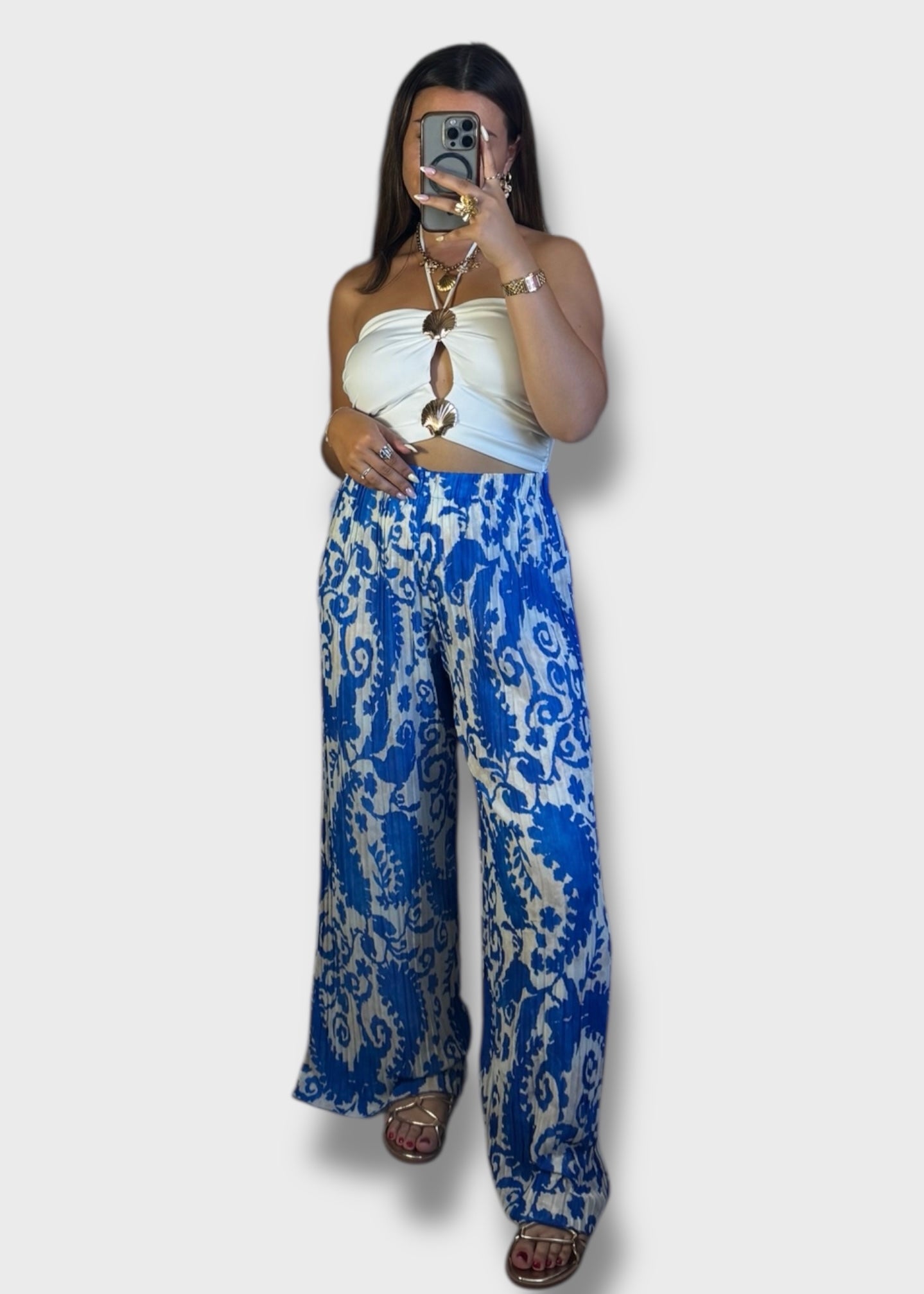 Pantalon plissé Luna
