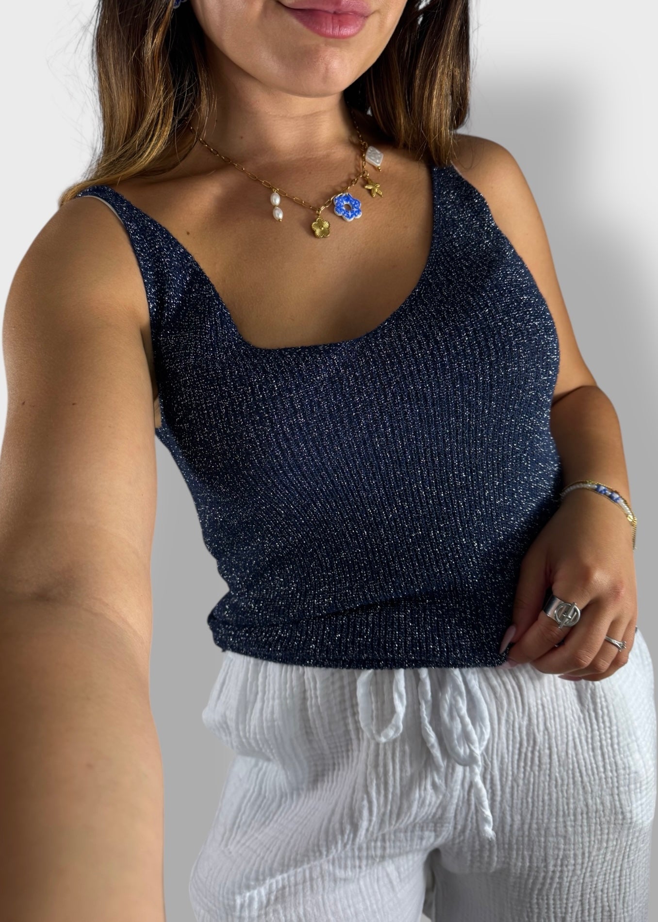 Top à Paillettes