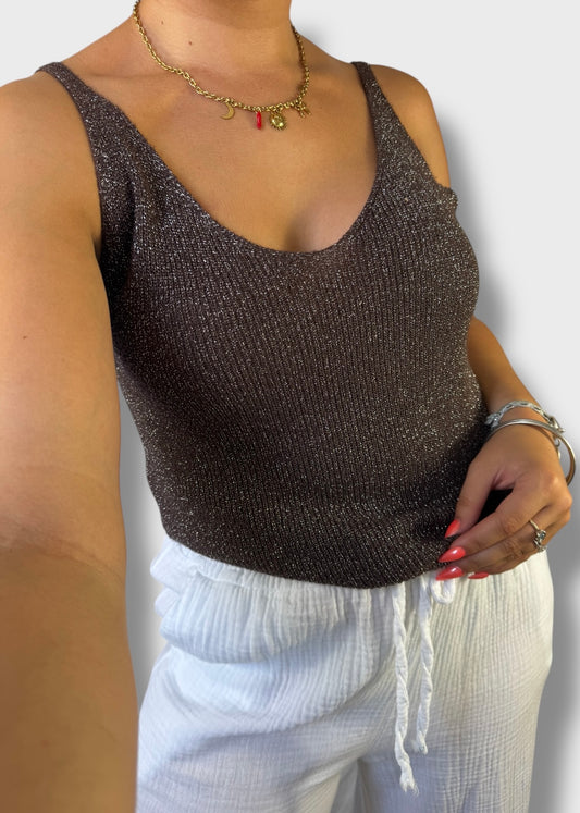 Top à Paillettes