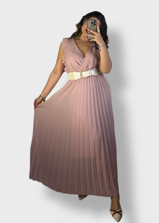 Robe plissée Aria