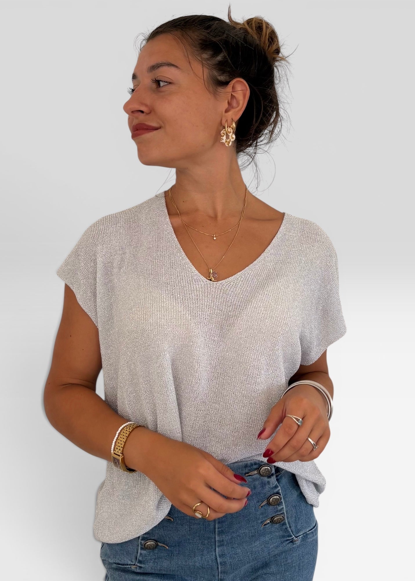 Tee-Shirt à paillettes