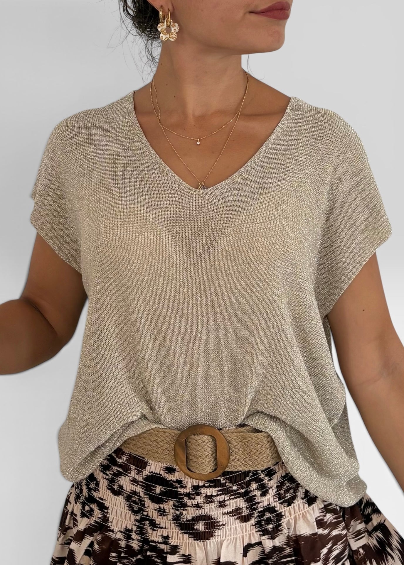Tee-Shirt à paillettes
