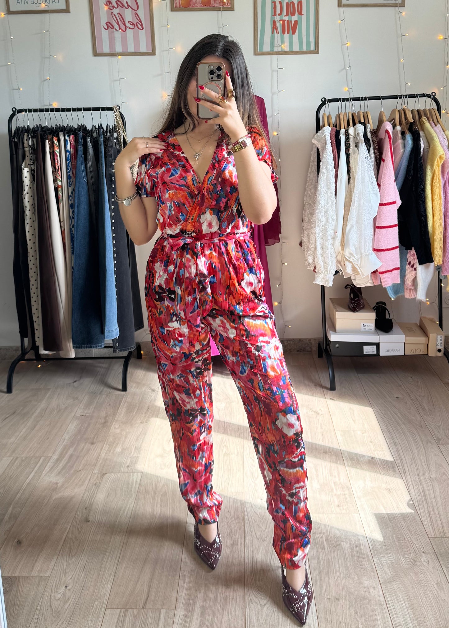 Combi Pantalon à motifs