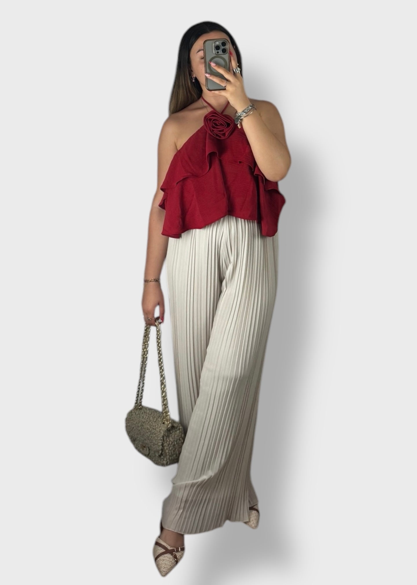 Pantalon plissé Luna