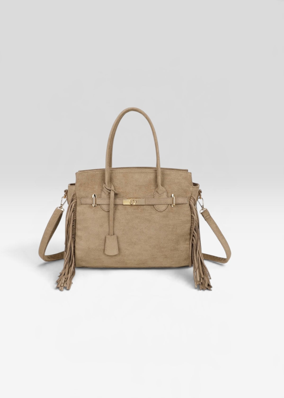 Sac Beige à Franges