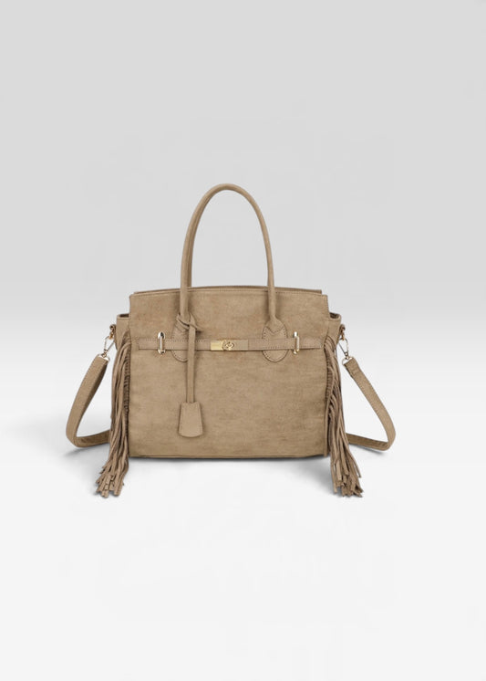 Sac Beige à Franges