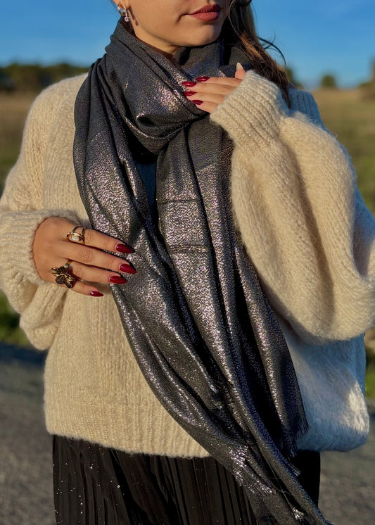 Foulard à paillettes