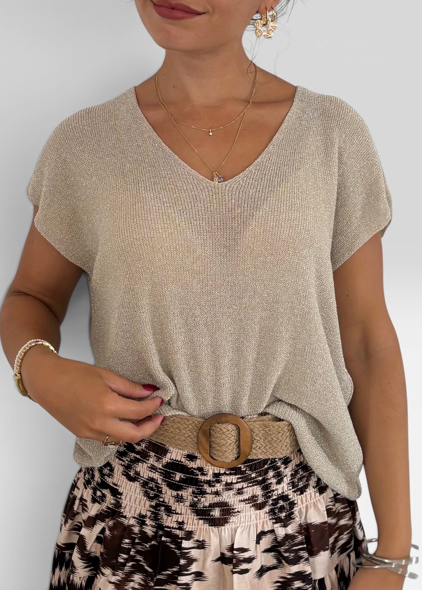 Tee-Shirt à paillettes