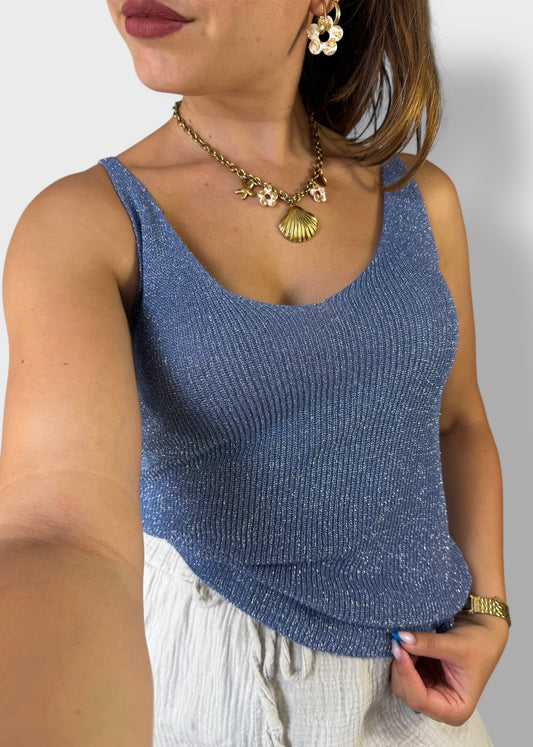 Top à Paillettes