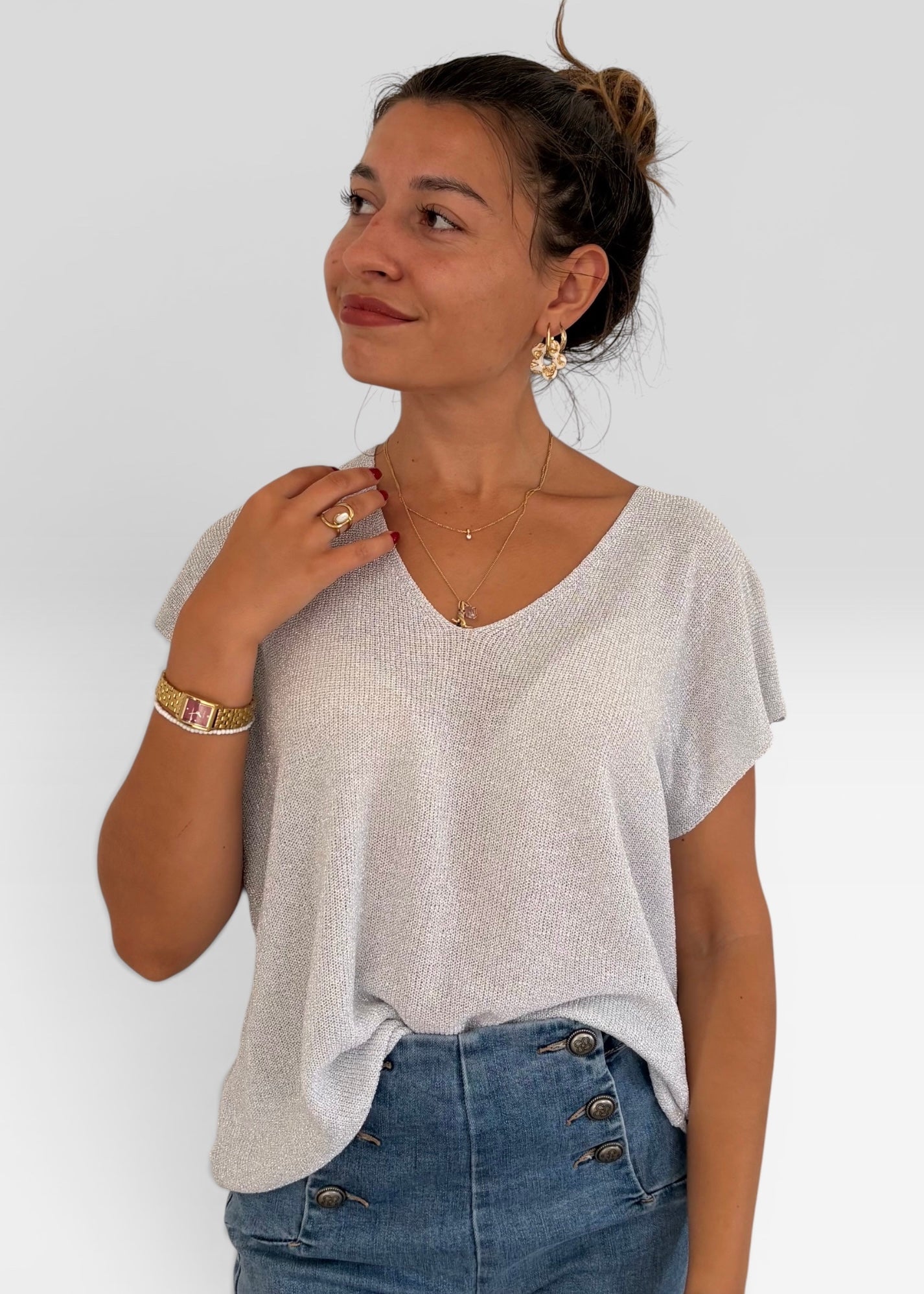 Tee-Shirt à paillettes