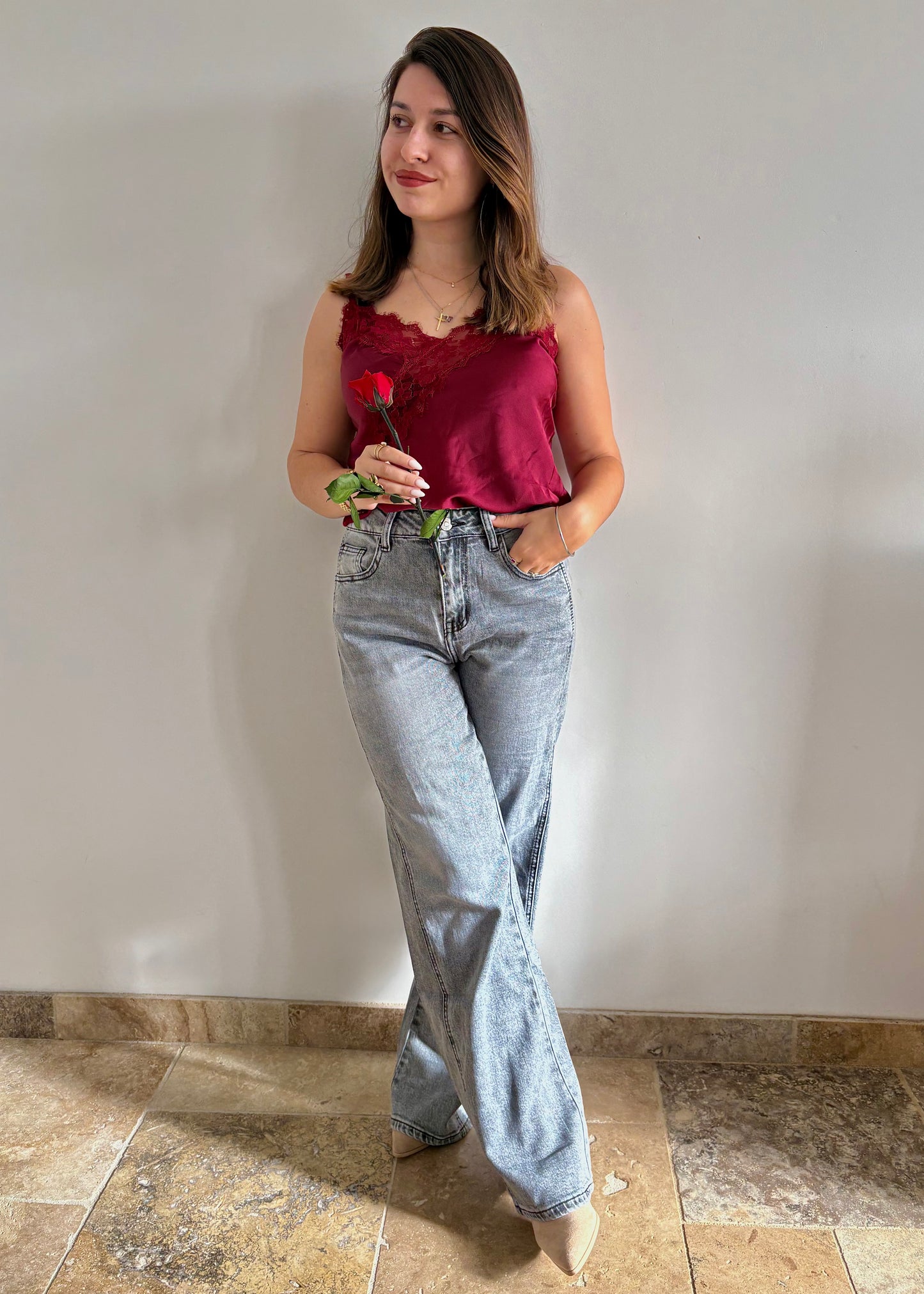 Débardeur dentelle Valentine