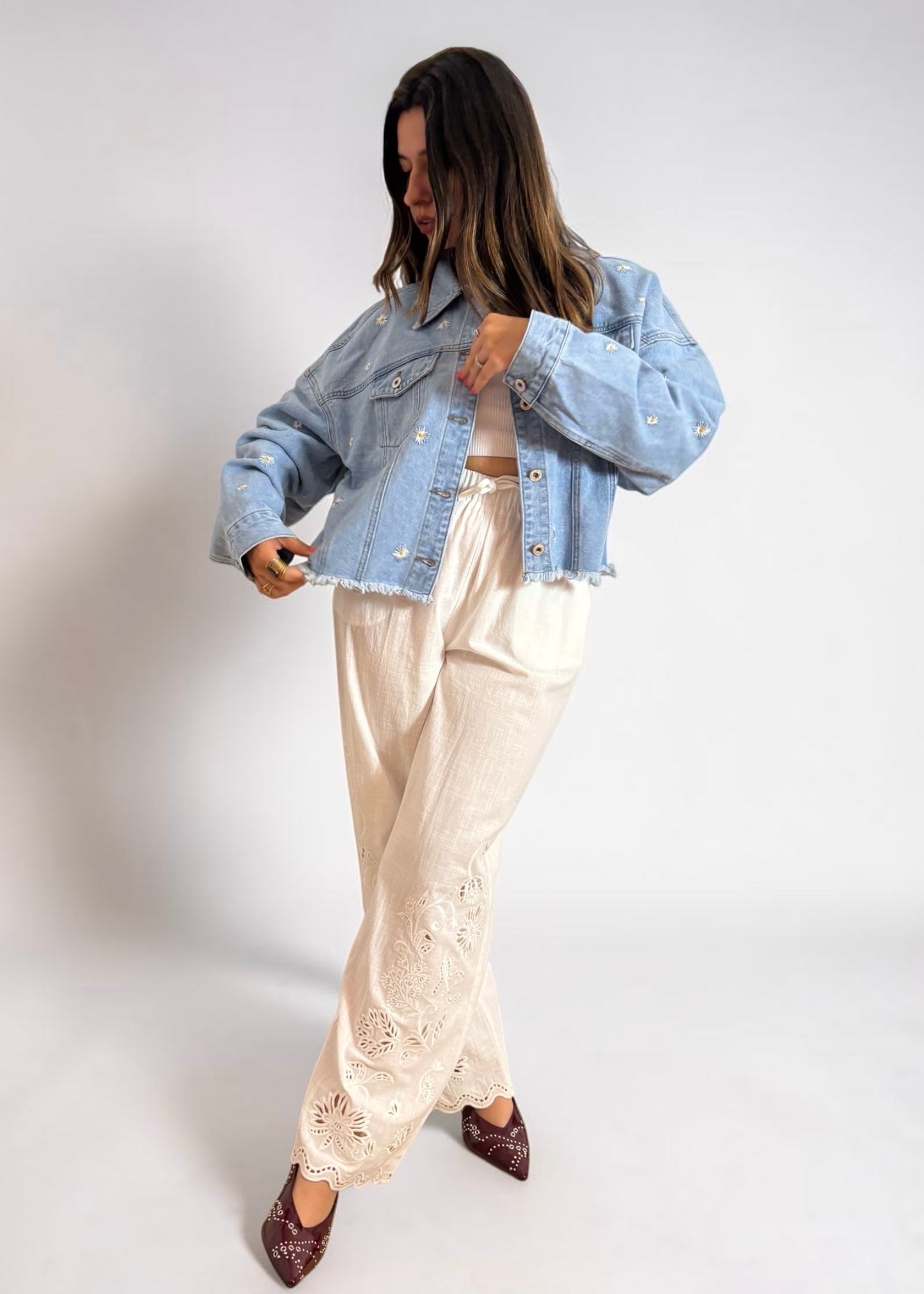 Veste en jean Marguerite