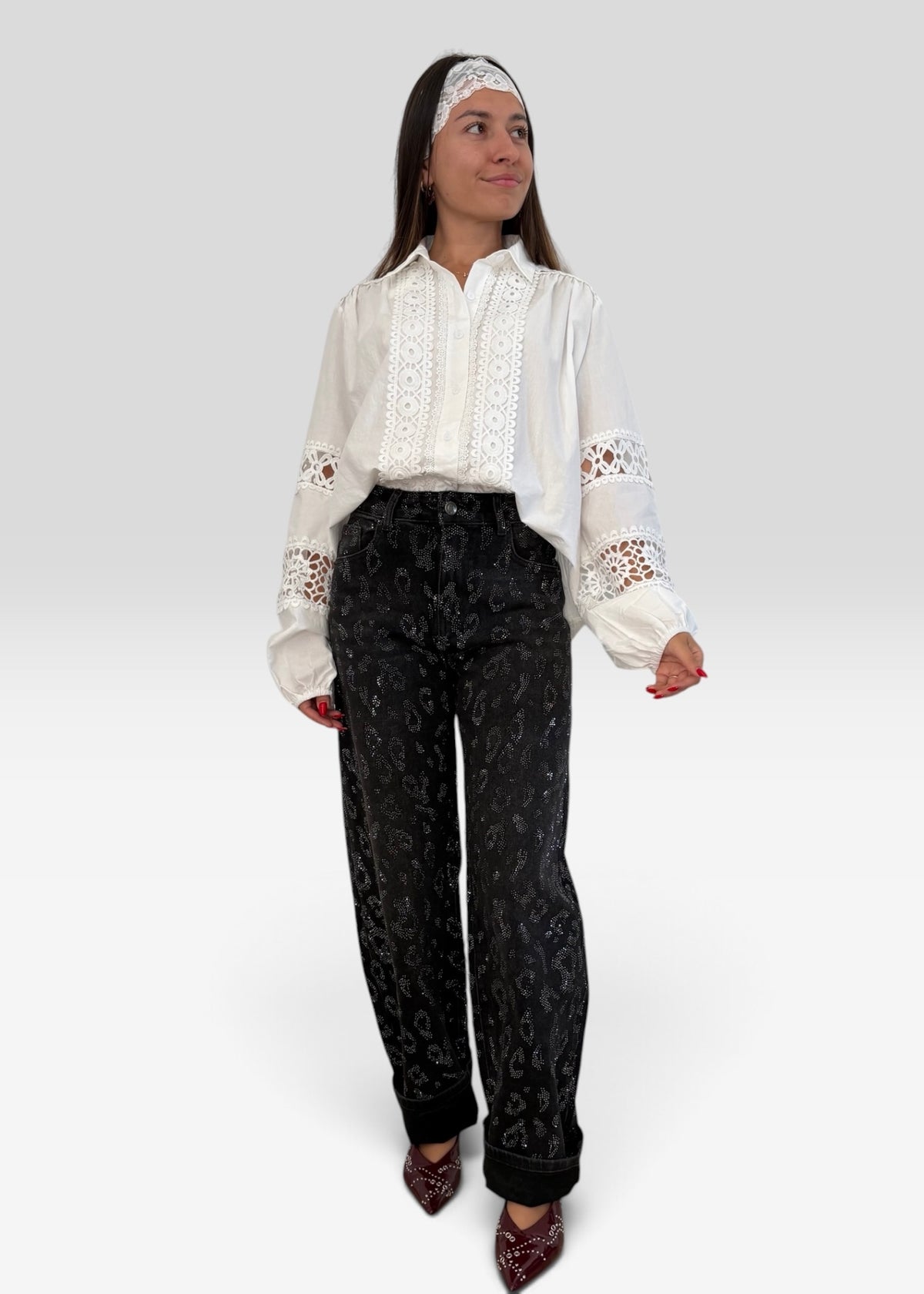 Chemise ajourée