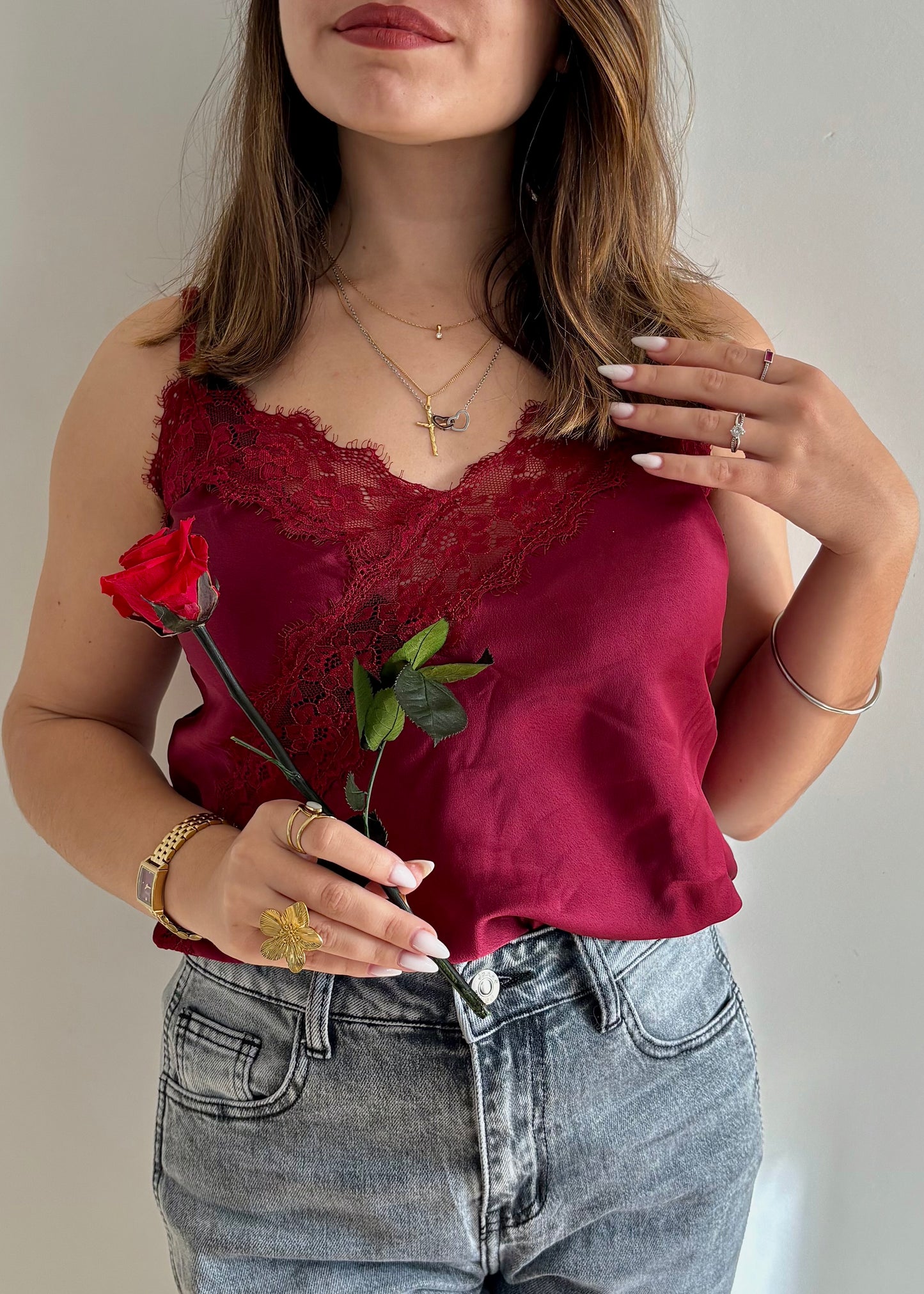 Débardeur dentelle Valentine