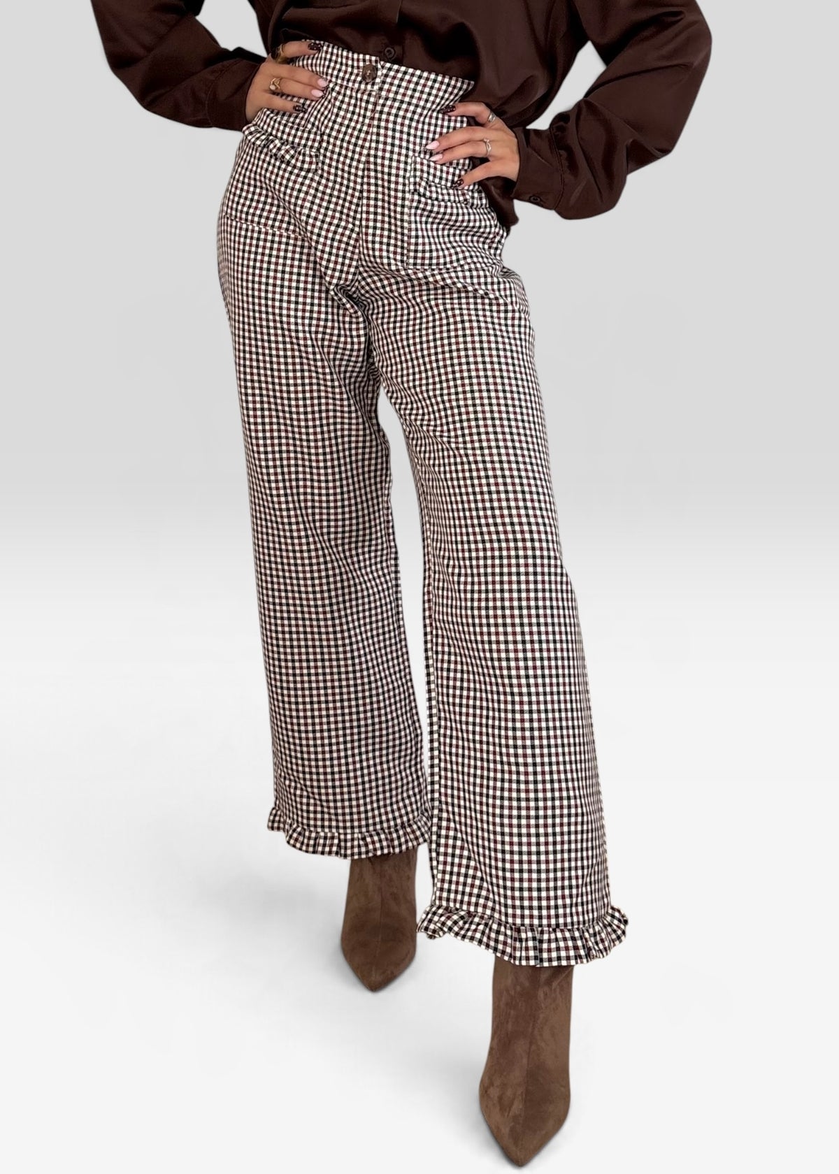 Pantalon à Carreaux Martine