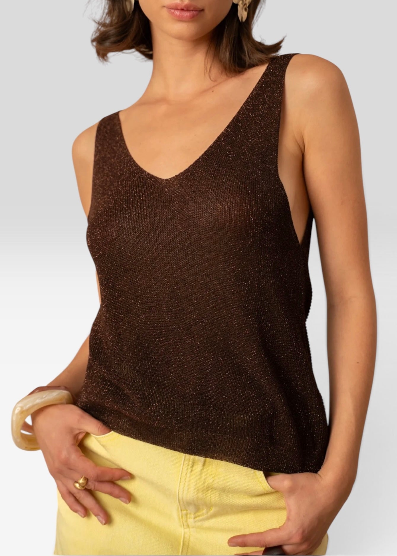 Top à paillettes Lia
