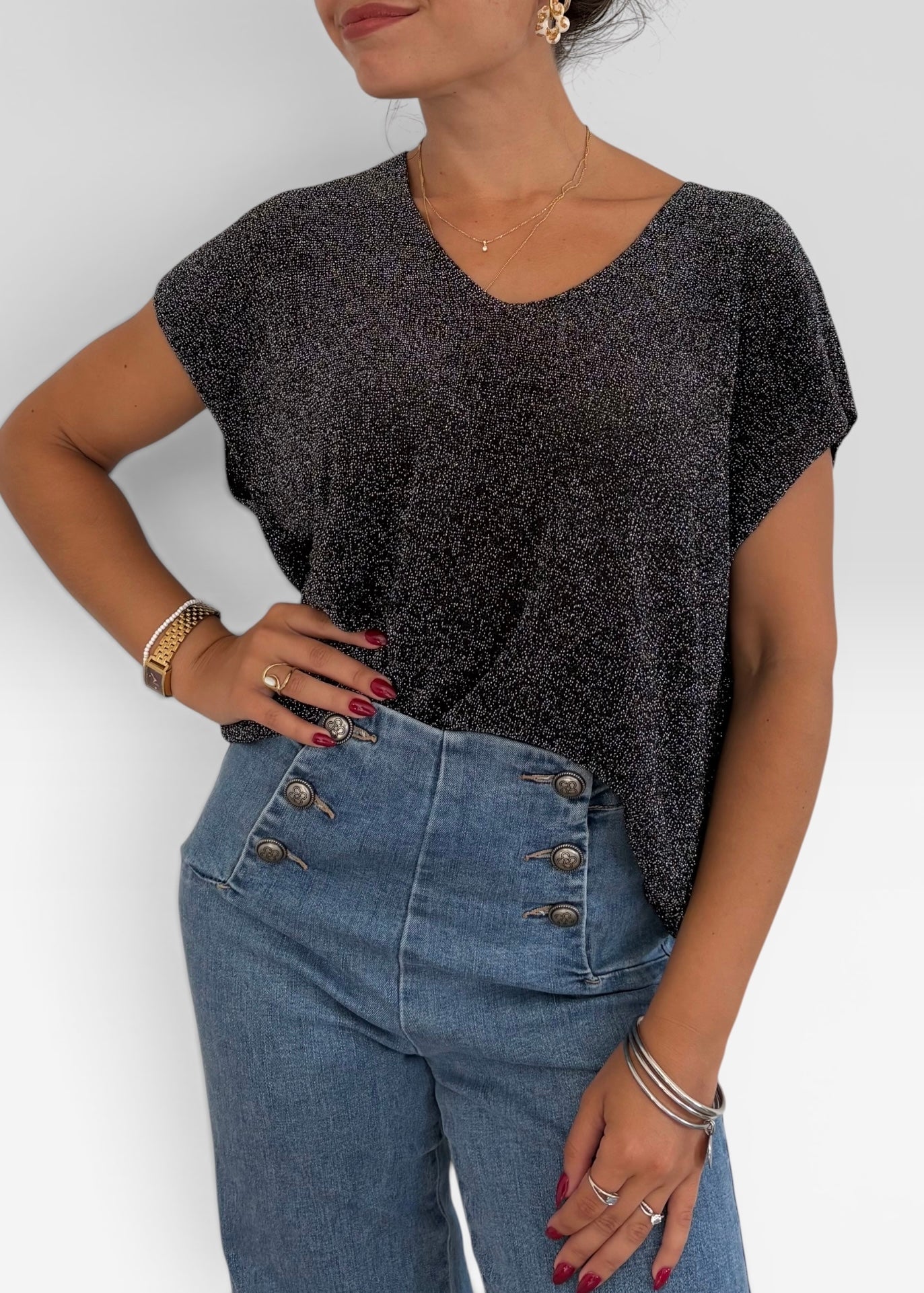Tee-Shirt à paillettes