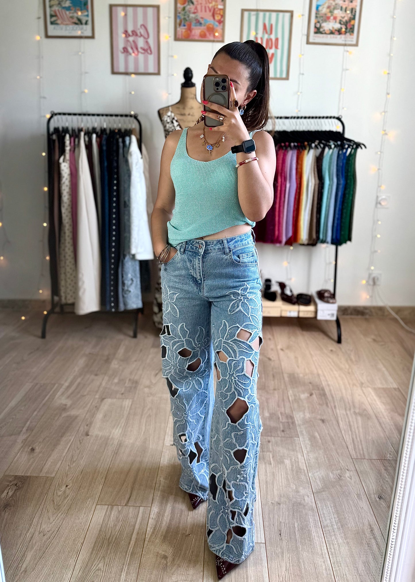 Top à Paillettes