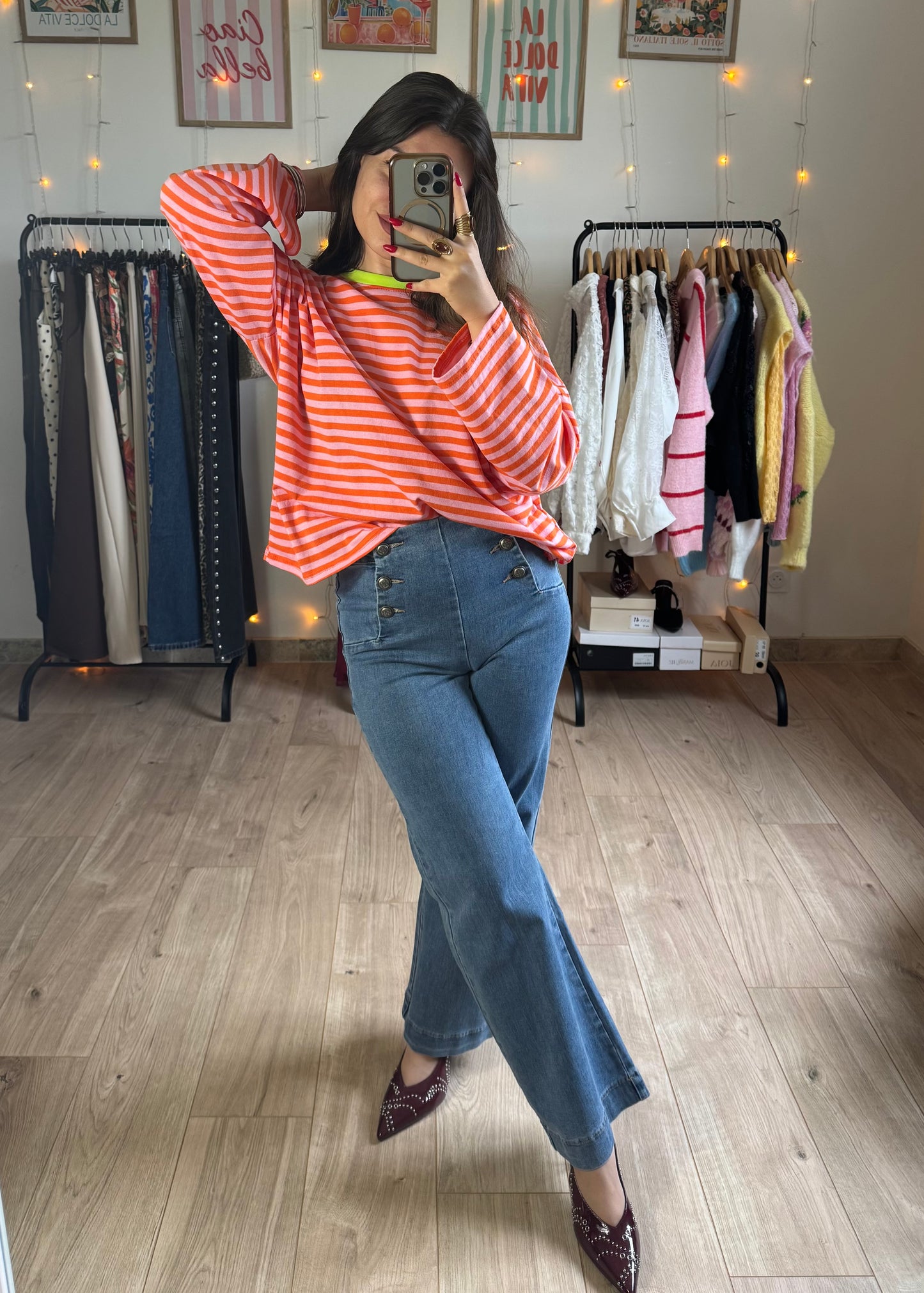 Tee-Shirt manches longues à rayures