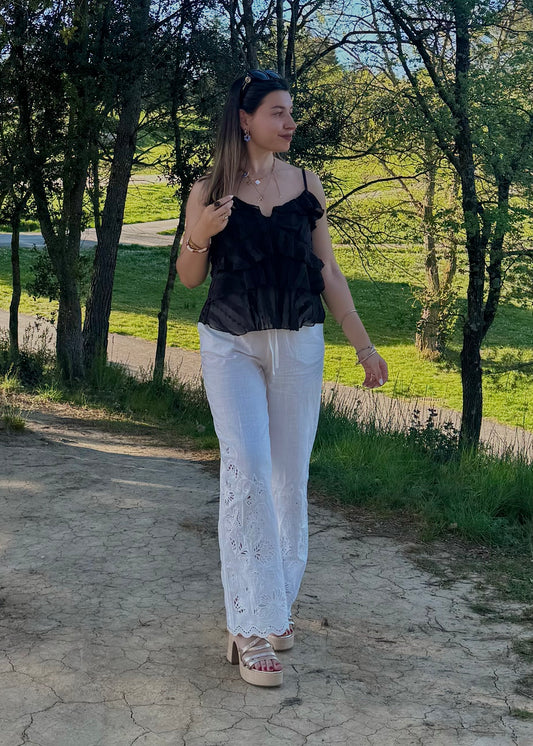 Pantalon blanc Lucia