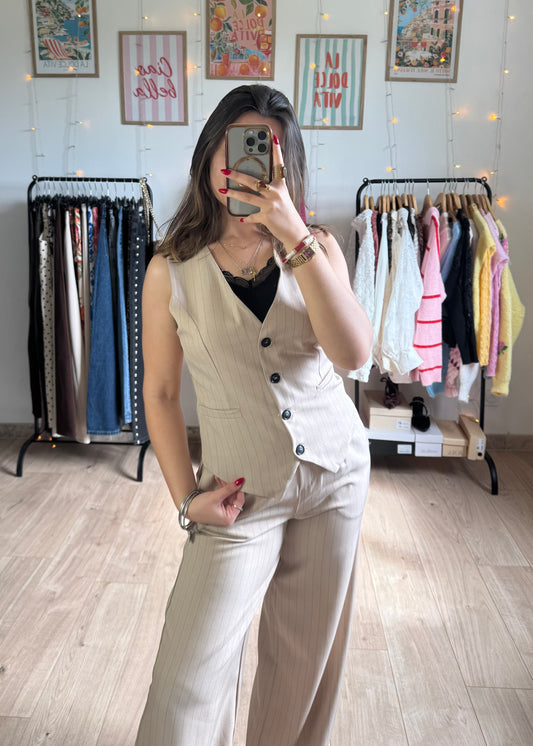 Veste Tailleur à rayures