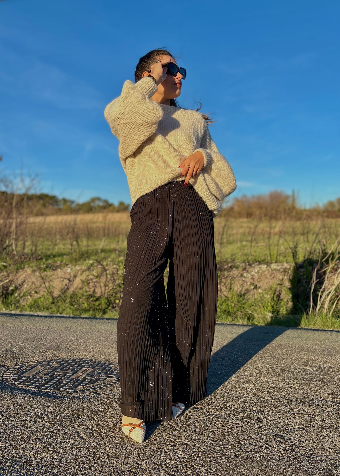 Pantalon Luna paillettes ⚠️ PRÉCOMMANDE EXPÉDITION DÉBUT DE SEMAINE ⚠️