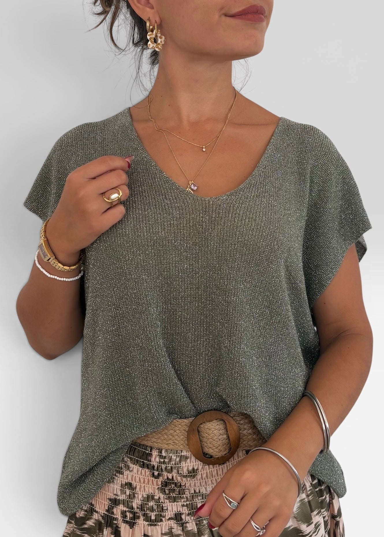 Tee-Shirt à paillettes
