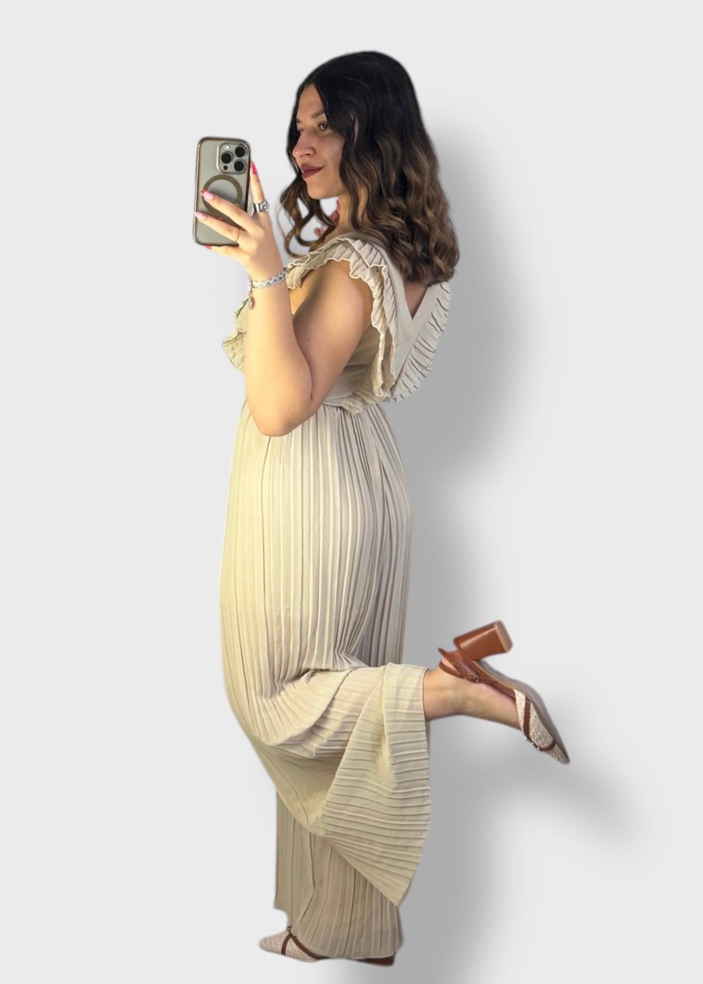 Combi pantalon plissée Valentina