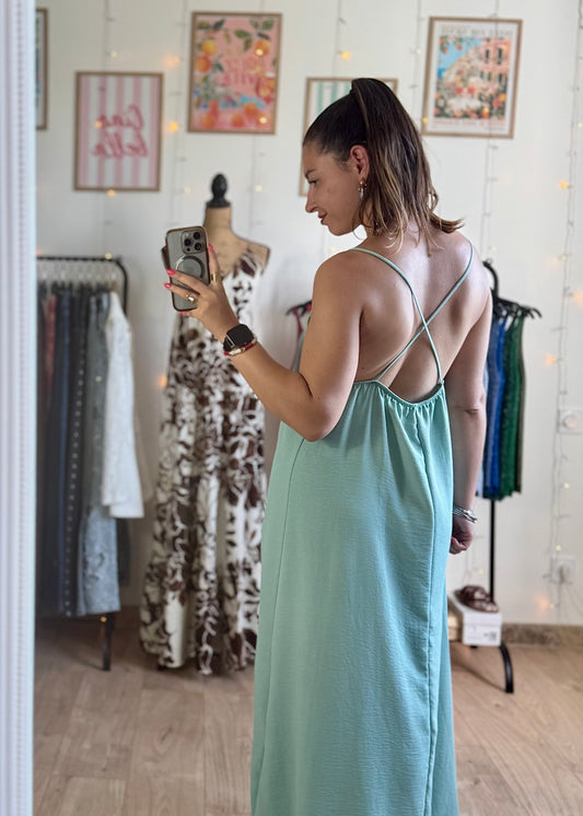 Robe Dos Nu Croisé