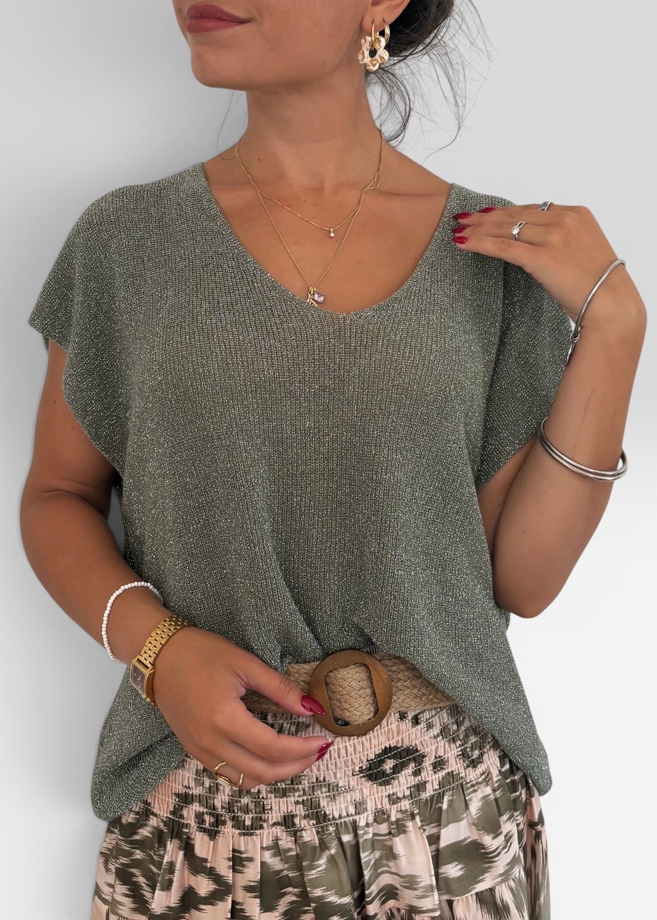 Tee-Shirt à paillettes