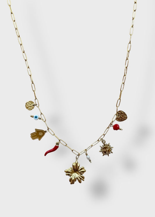 Collier breloque Piment