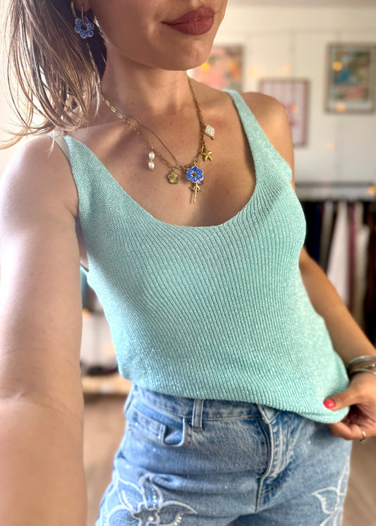 Top à Paillettes