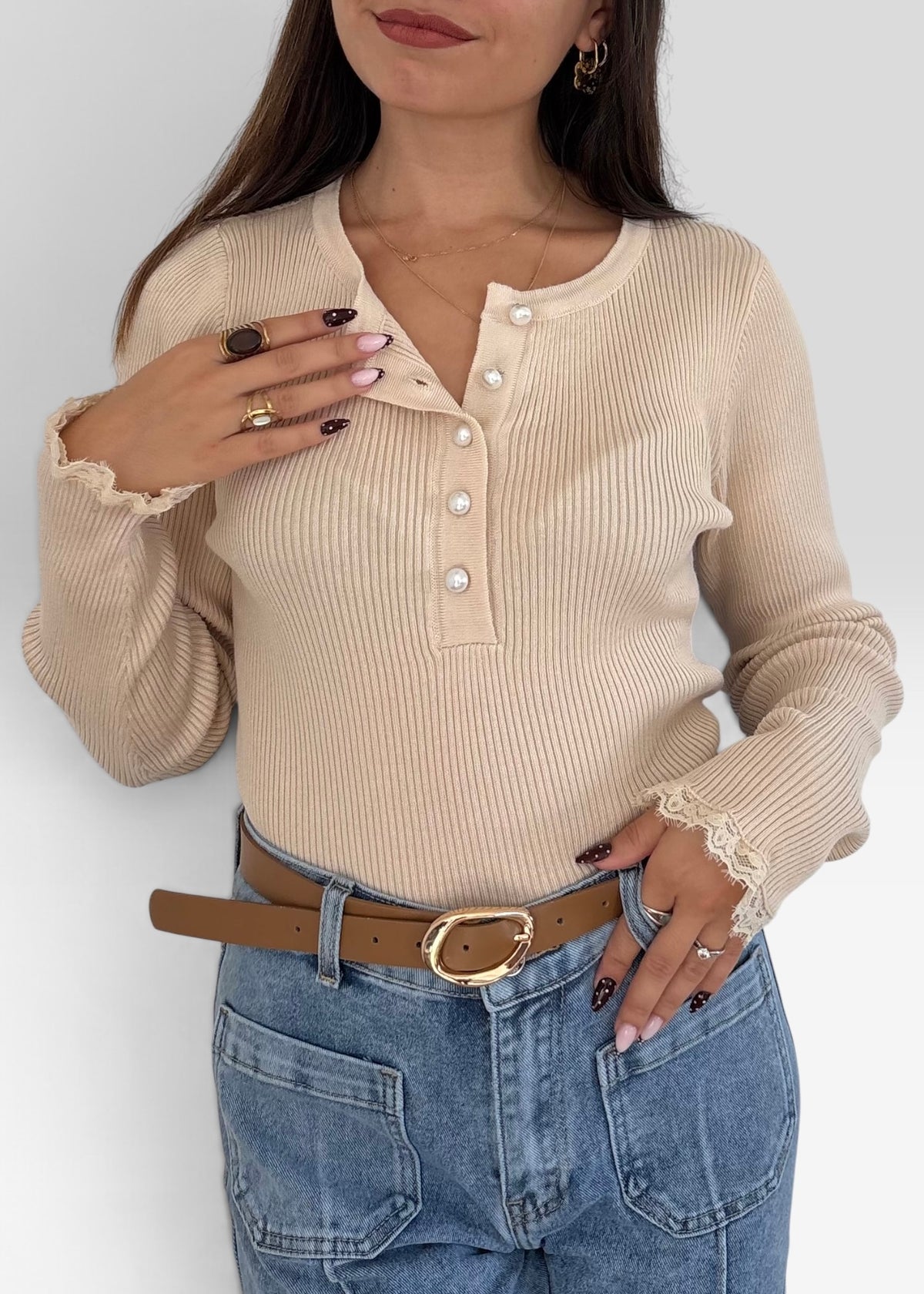 Top Cami Beige
