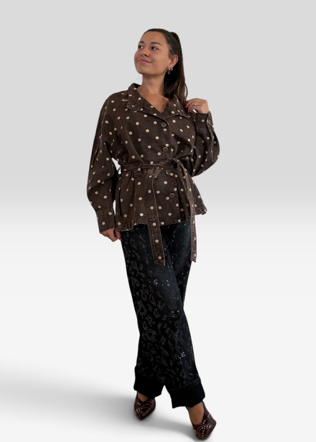Veste Choco à pois